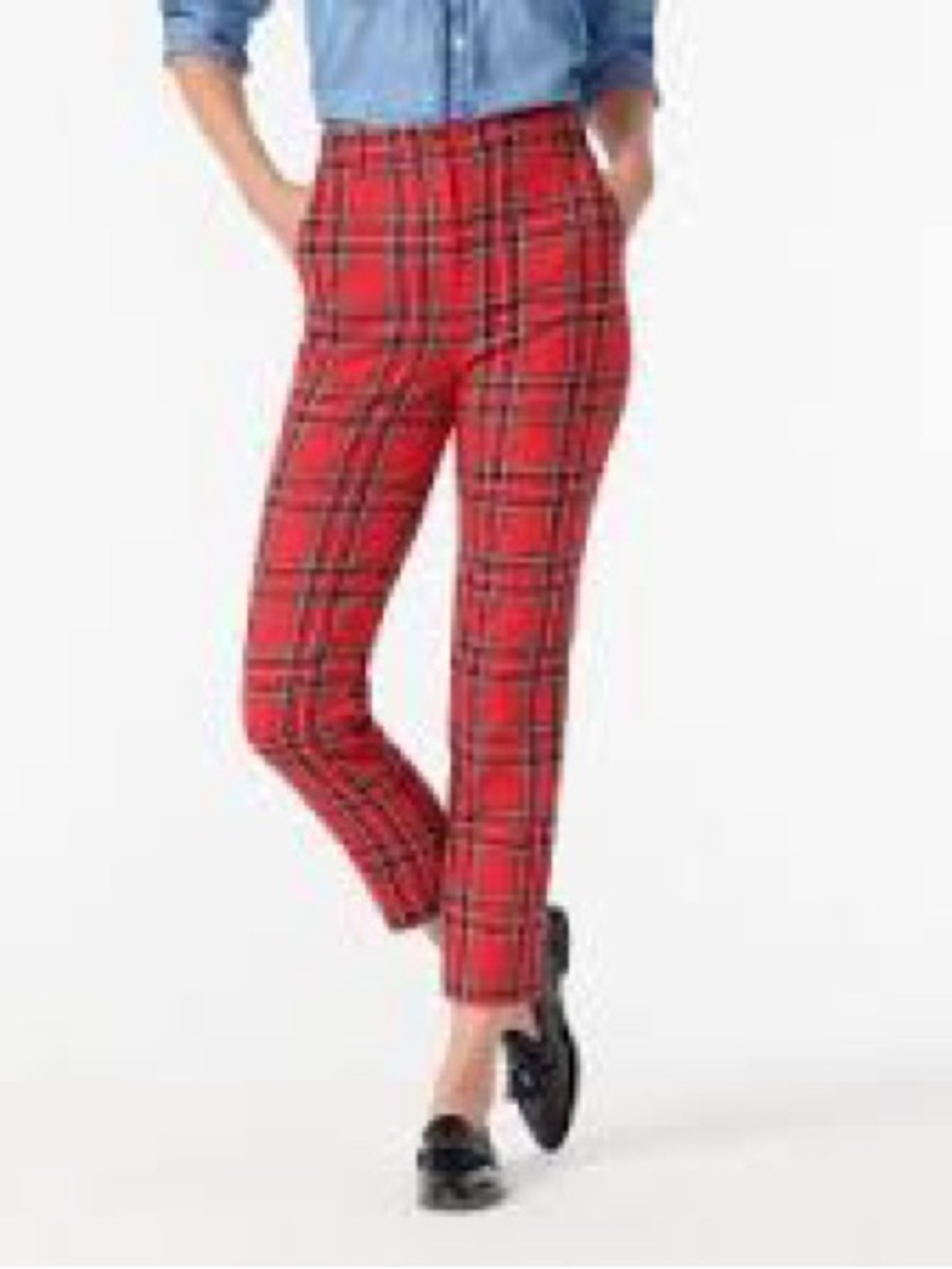 Denim & Co Duo Stretch Straight Leg Pull On  Pants With Pockets. Large